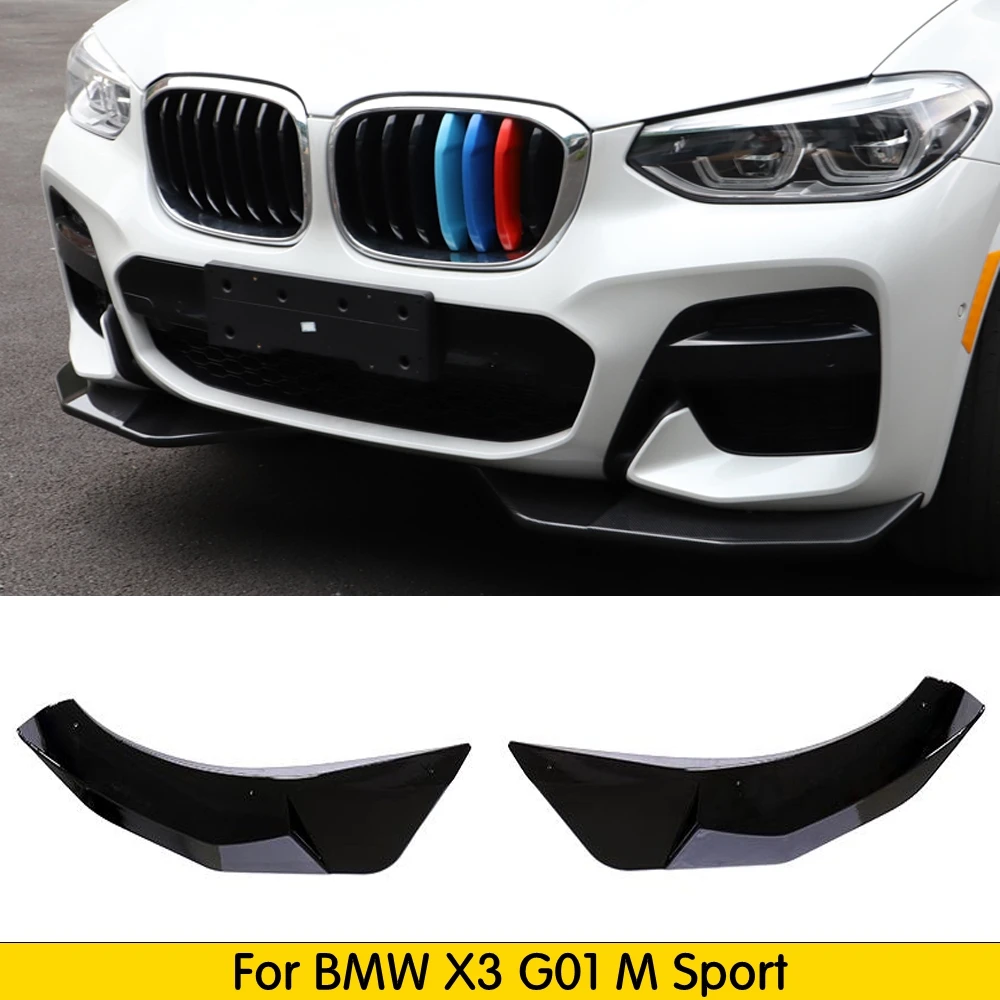 Разветвители бампера из АБС пластика для BMW X3 G01 X4 G02 M спортивный автомобиль
