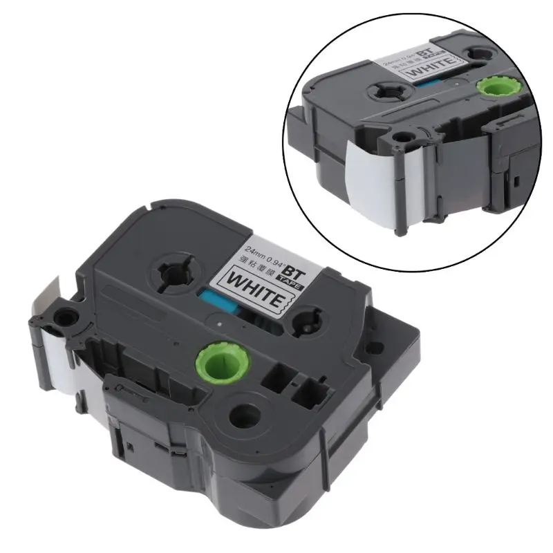 

Черная на белом ярлыке фотосовместима с фотографиями фотографий tze251 24 мм