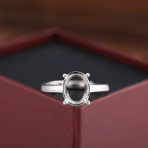 

Женское Обручальное кольцо из серебра 925 пробы белого и золотого цвета, полуовальный кабошон 5x7 мм 7x9 мм 7x10 мм 8x11 мм 8x10 мм, овальная огранка