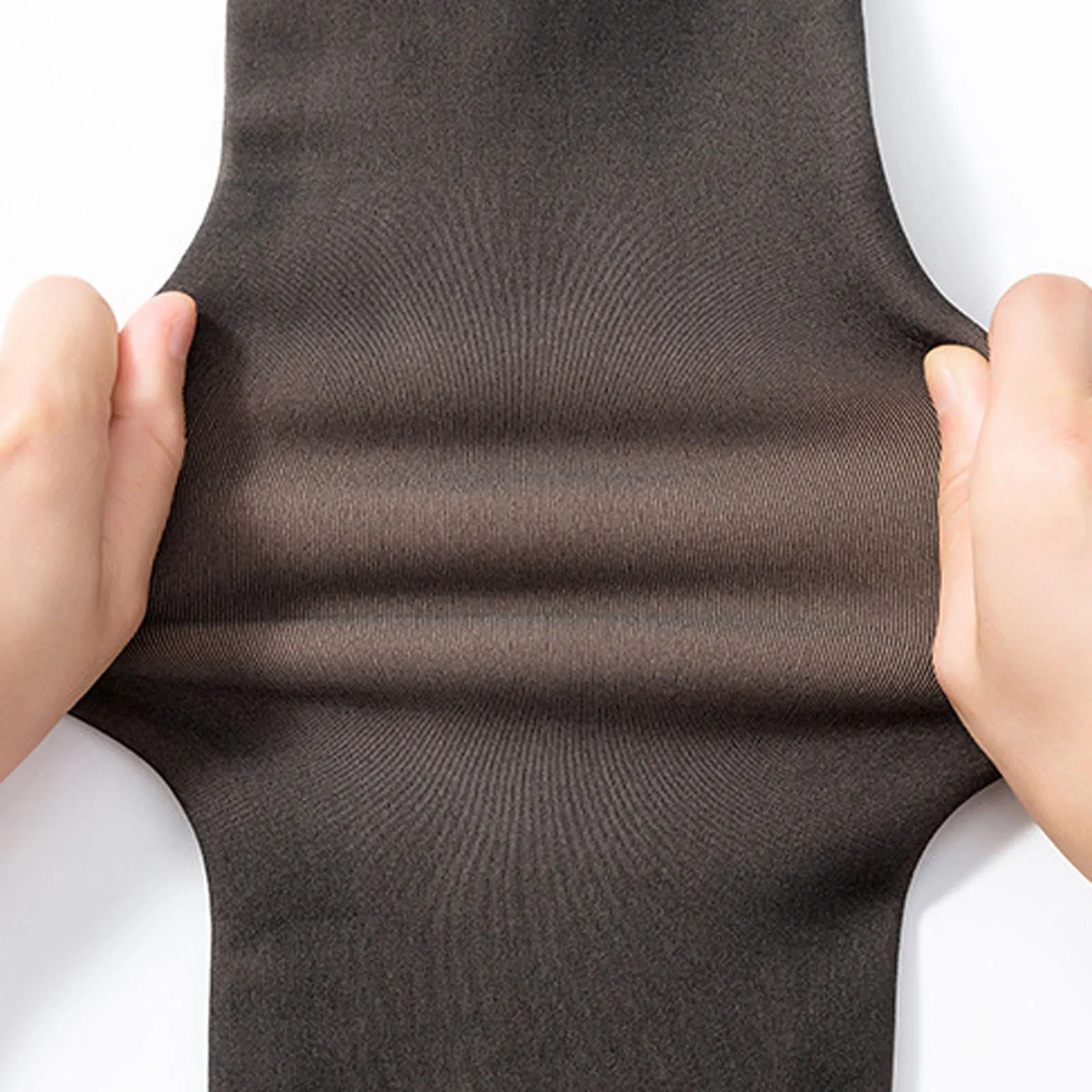 Модные полупрозрачные дамские флисовые Колготки-черные | Женская одежда