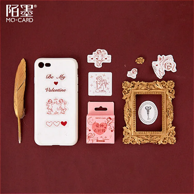 45 предметов Милые принты Зимние детские носки Амур Бог любви Блокнот Закладка