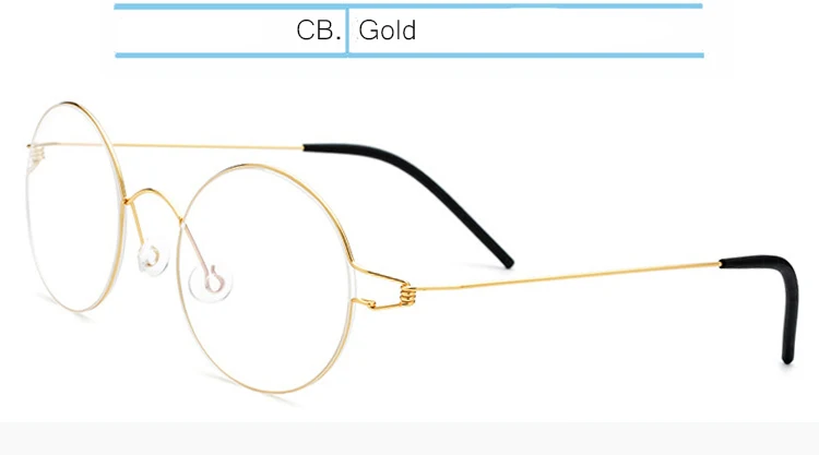 IVSTA Eyewear Titanium Glasses Men 98607 with logo box Prescription Women Round Myopia Optical Frame Denmark Korean
