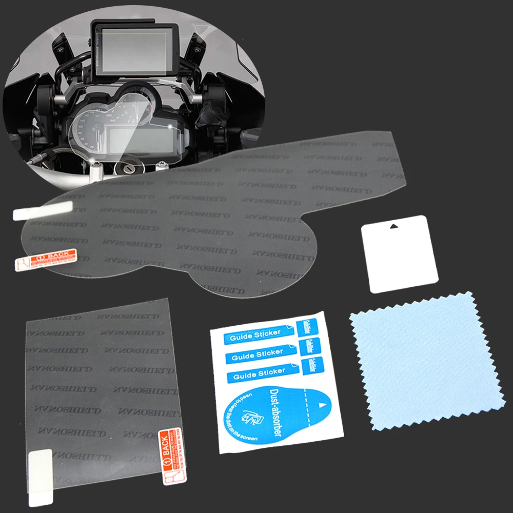 Motorcycle Crystal Clear TPU Film Screen Protector For BMW R1200 R 1200 C400X C 400X S1000XR S1000 XR R1250R/RS R1250 R/RX 2018