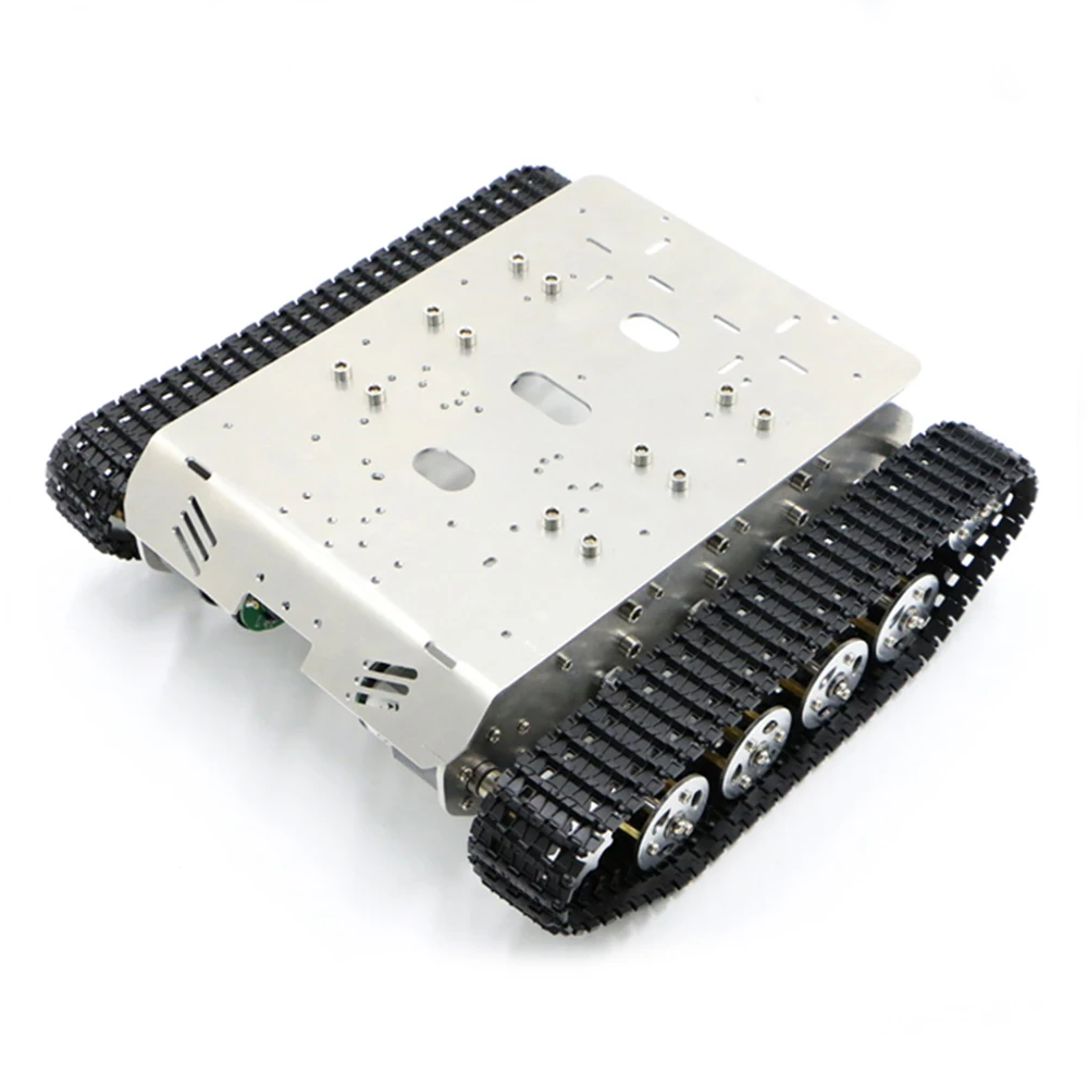 DIY Arduino набор для танков шасси умный автомобиль гусеничный робот металлический