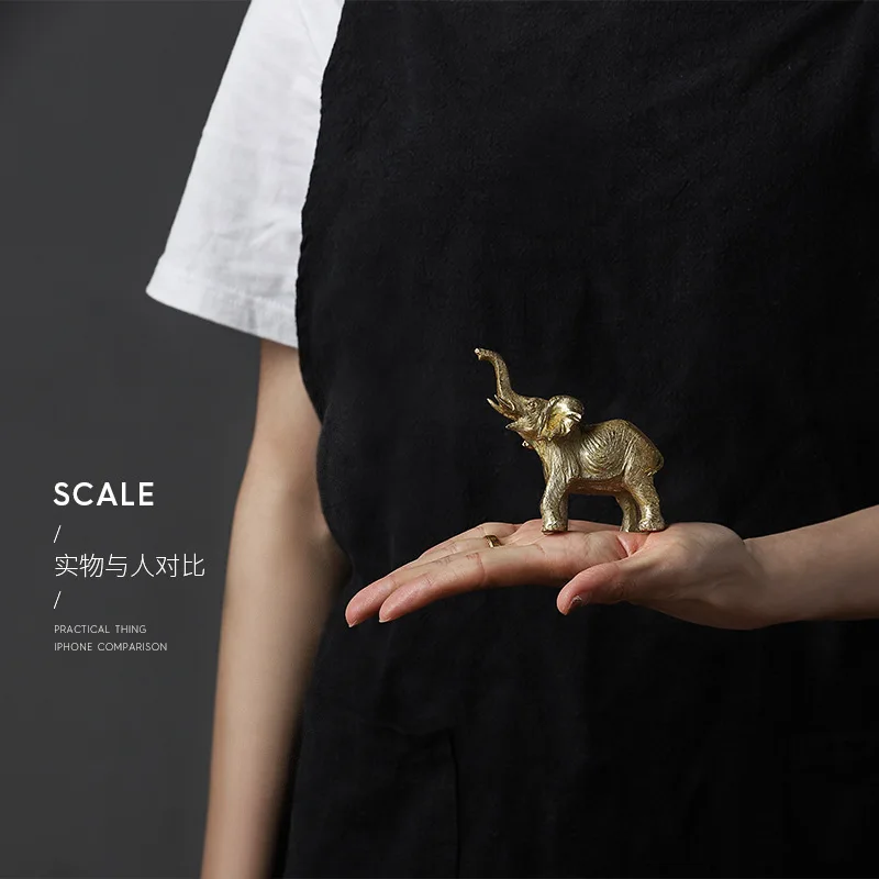 Слон гиппопопотама украшение в виде животных креативная домашняя модель для