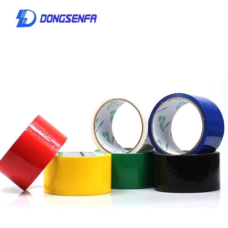 DONGSENFA 1 рулон 40 м цветная лента для упаковки клейкая Упаковочная этикетка