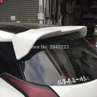 Car Styling ABS Plastic Material Unpainted Color Rear Roof Wing Lip Trunk Bpot Spoiler Wing For Toyota Yaris 2013-2020