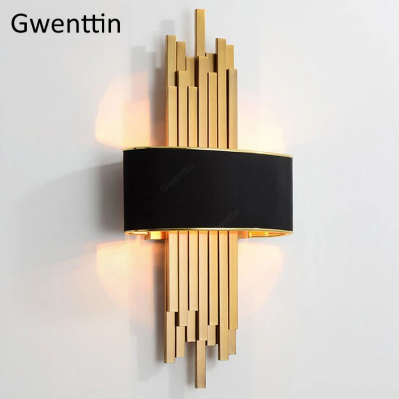 

Luxury Gold Wall Lamps Modern Wall Lights for Home Deco Led Sconce Bedroom Stair Industrial Lamp Loft Decor Luminaire Fixtures