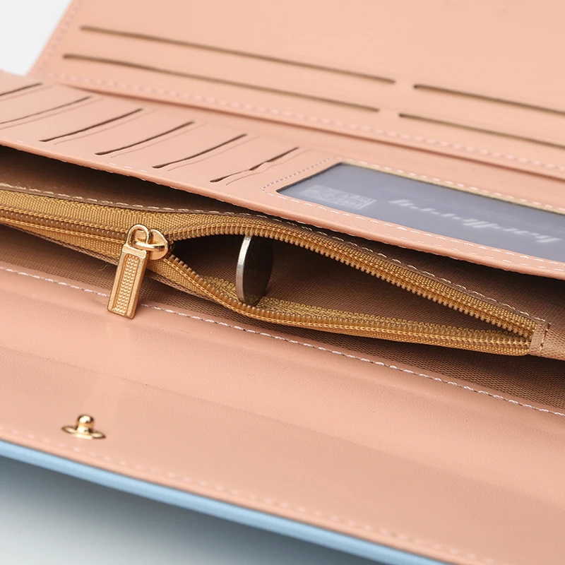 Женский Длинный кошелек с надписью Ms.|Женские кошельки| |