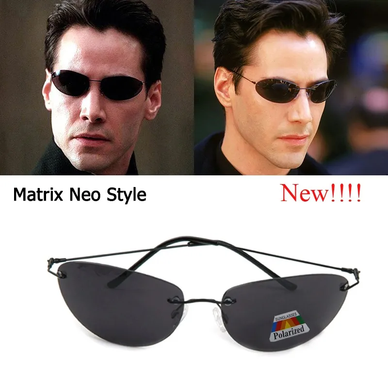 Модные крутые поляризационные солнцезащитные очки The Matrix Neo 3 шт. ультралегкие