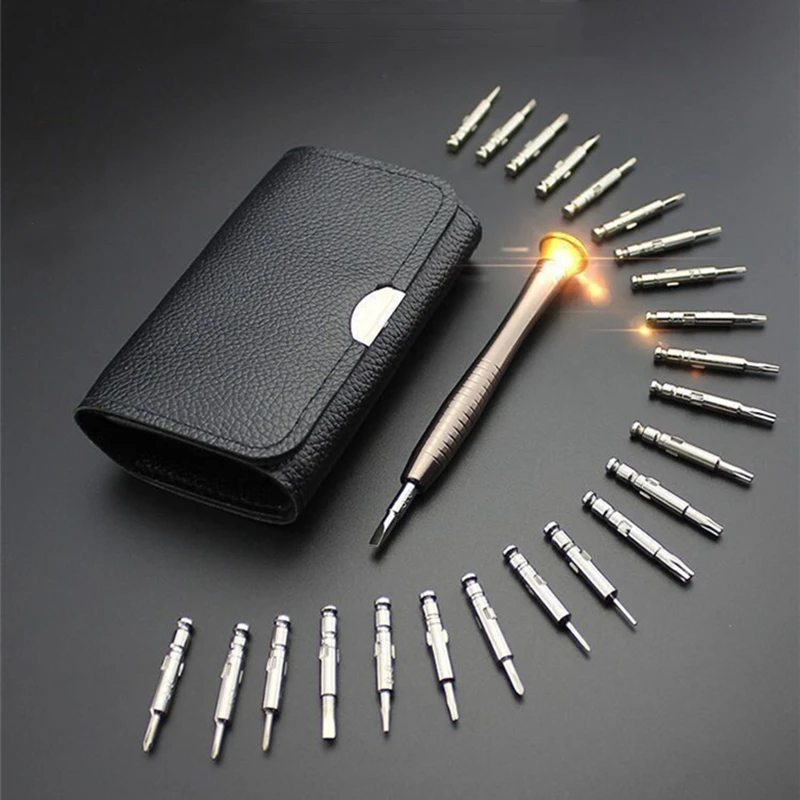 

25 In 1 Mini Precision Screwdriver Set Multifunctional Mobile Phone Torx Opening Repair Tool Hex Bit Set Screwdrivers Hand Tool