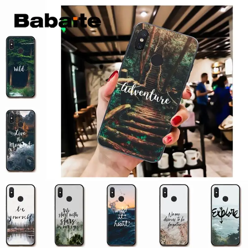 

Babaite Travel Nature Soft Phone Case Cover for Redmi note8Pro note5 note7 note 8t 9 note9s note9pro Xiaomi 5 9t 9 max2