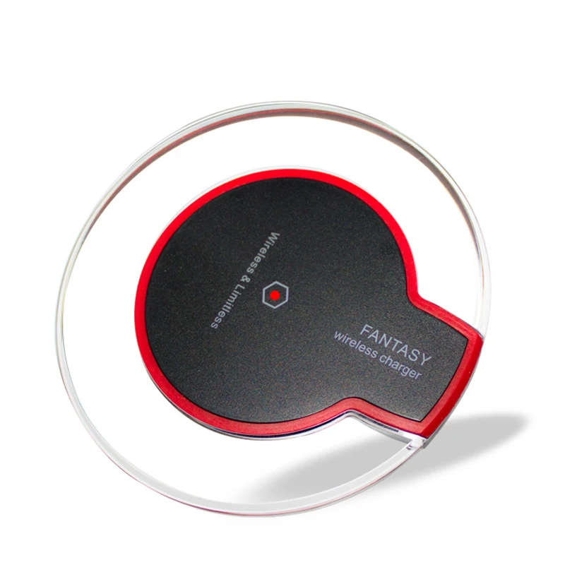 Black Charger Only Беспроводное зарядное устройство для зарядки, Индукционное USB зарядное устройство для Apple iPhone 8 Plus/X для samsung Galaxy S8/S8 Plus Note 8 - Тип штекера: Black Charger Only