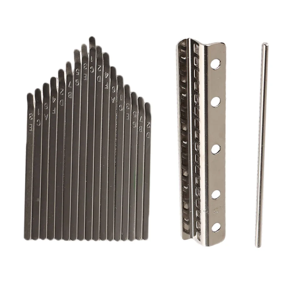 

Седло для моста под большой палец 17 клавиш Набор для Kalimba DIY запасные части