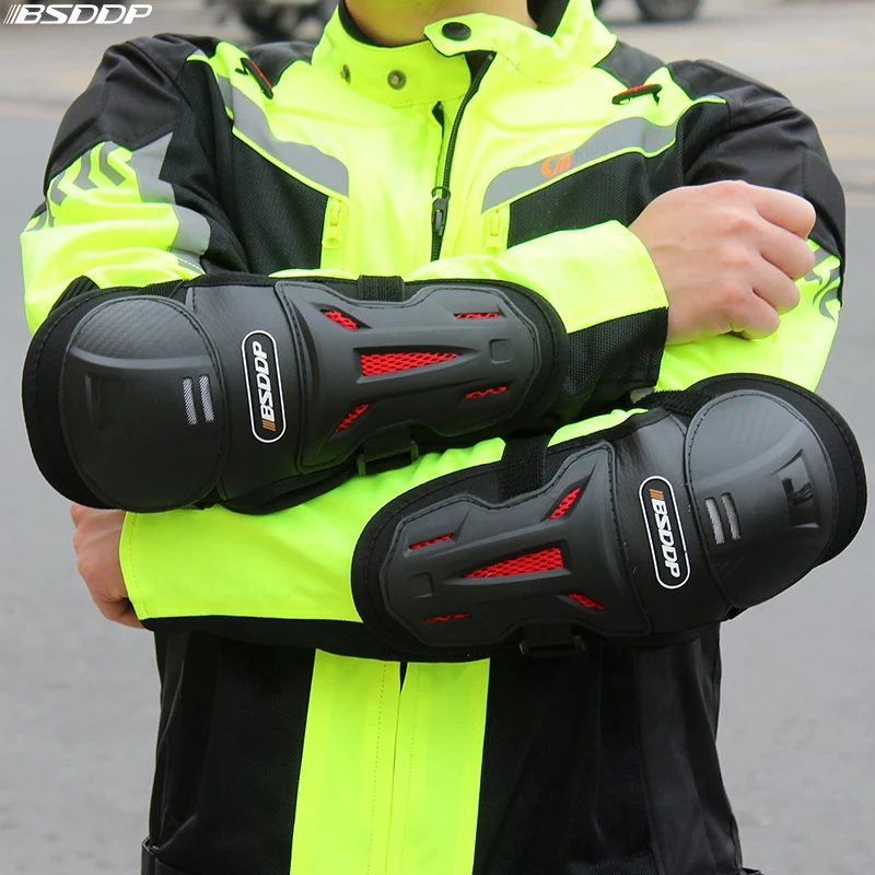 

4pcs Motorcycle Motocross Sports Riding Protective Gear Knee Protective Equipment Elbow Kneepad for Yamaha kawasaki Honda KTM
