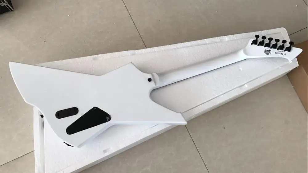 Белая левша snakebyte james hetfield электрогитара палисандр гриф левша Snakebyte гитара гитара