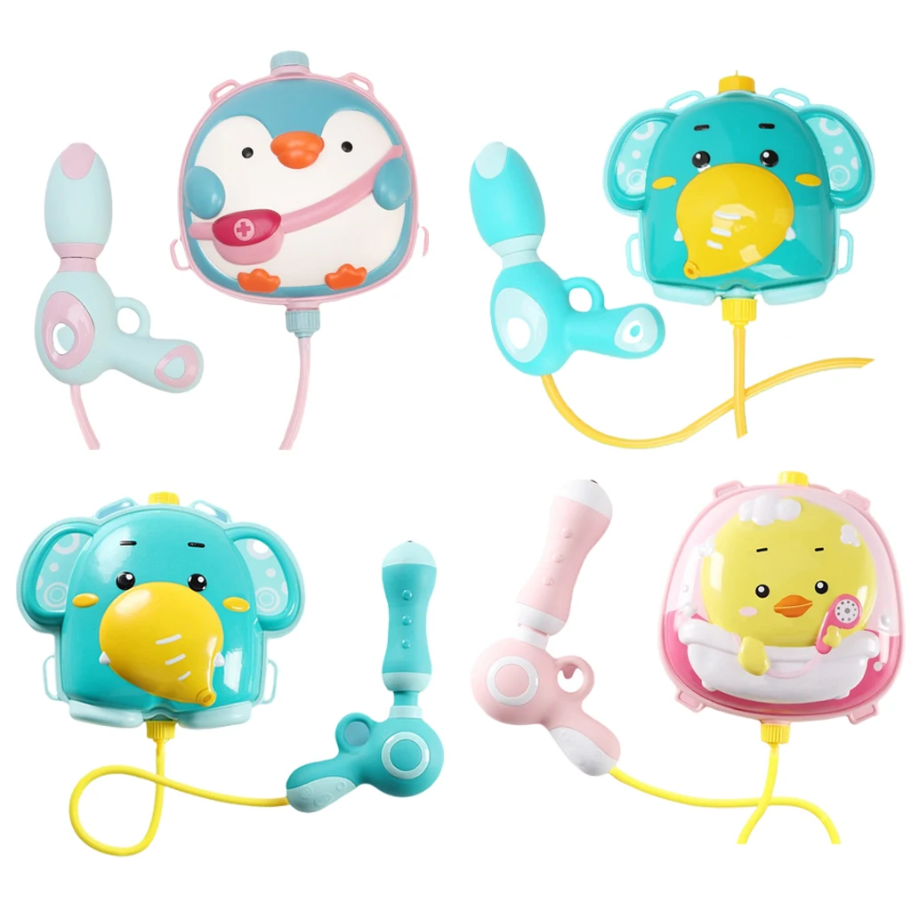 

Plastic Kids Backpack Water Gun Summer Beach Toy Gift Outdoor Swimming Pool Toys