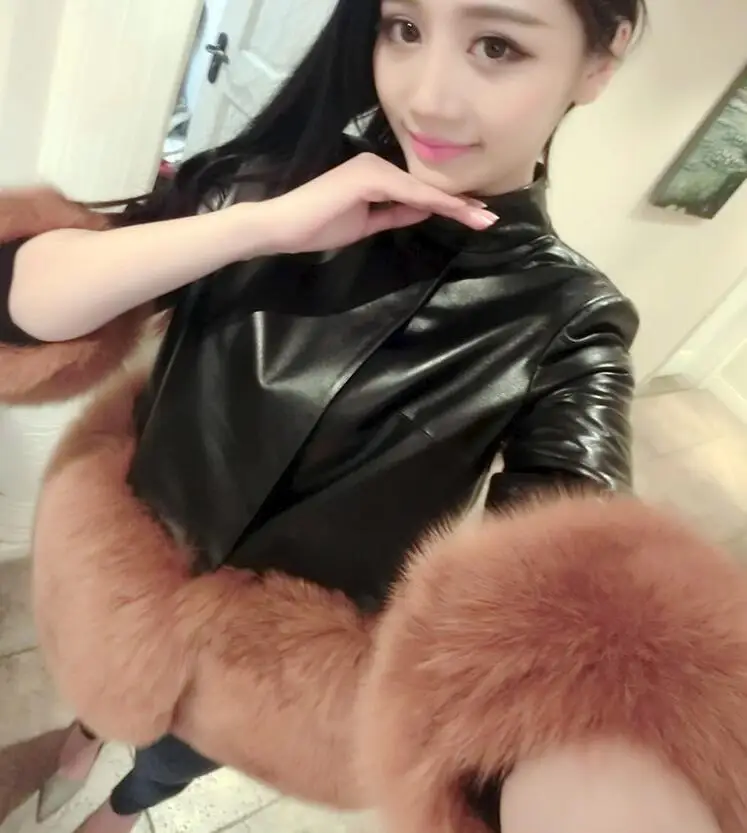 

WOMEN'S faux fur coats loose leather outwear ladies luxurious coats new winter tops multi-color large size women's short jackets