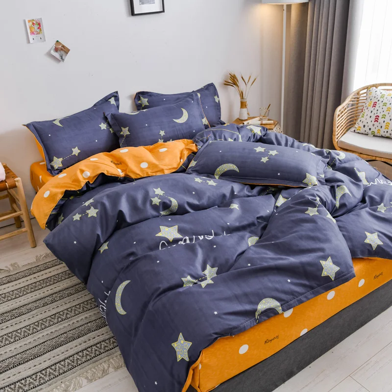 

Nordic bedding set twin full king queen size bed sheets set duvet cover pillowcase bedspreads for beds