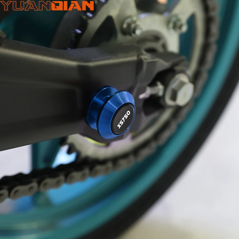 

For YAMAHA XS750SE XS750 XS 750 1977-1982 1981 Motorcycle Accessories M6 Swingarm Spools Slider Stand Screws Slider Protector