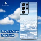 Пленка 3M для Samsung S21 Ultra Note 20, Чехлы, задняя пленка, наклейки с голубым небом, защитная наклейка для Galaxy S21 Plus, наклейки