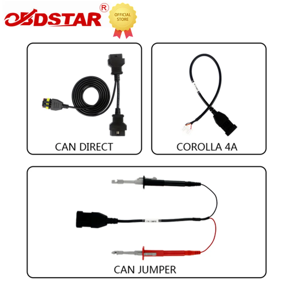 

OBDSTAR может напрямую работать с комплектом X300 DP PLUS