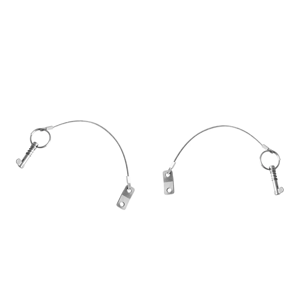 

1 Pair Of Stainless Steel Quick Release Clamps For Bimini Hinges