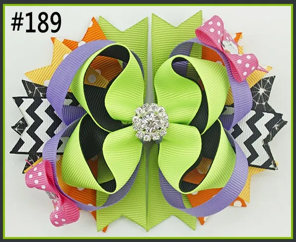 Бесплатная доставка C group 80 шт. Бутик на Хэллоуин банты для волос День