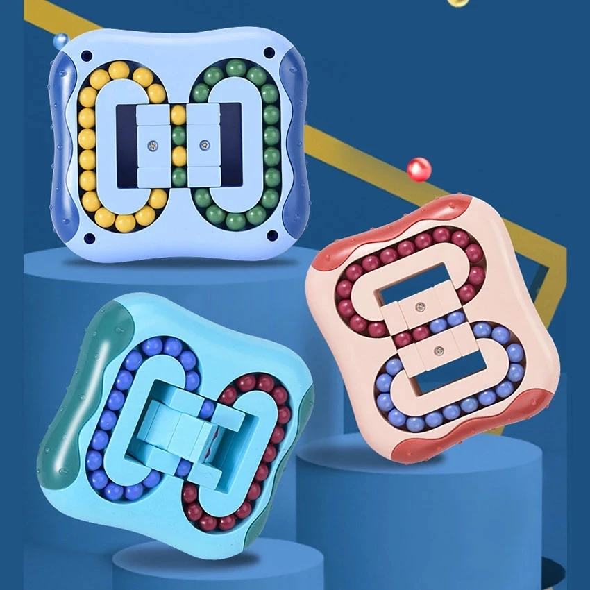 Вращающиеся волшебные бобы бургер на кончик пальца Детские Развивающие