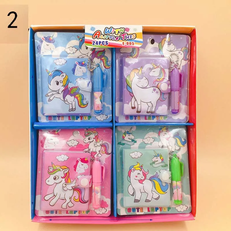 Unicorn 1 PCS 1 шт. Kawaii Единорог блокнот с фламинго и шариковая ручка набор милый прекрасный Канцелярский набор для детей Новинка подарки школьные принадлежности - Цвет: Unicorn 1 PCS