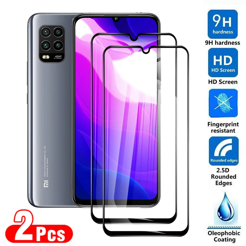 2 шт. защитная пленка на весь экран для Xiaomi Mi 10 Lite 5G закаленное стекло Xiomi Mi10 Xaomi lite