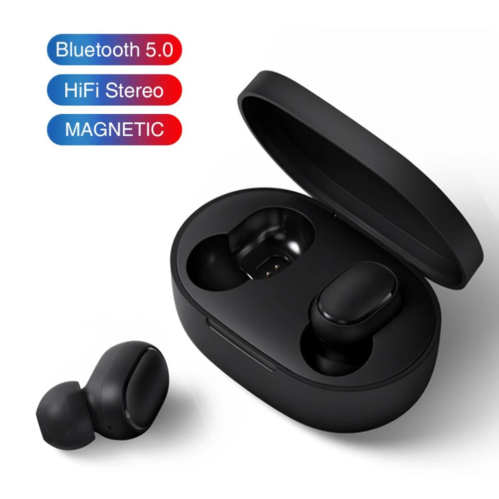 A6S Bluetooth гарнитура для Redmi Airdots беспроводные наушники 5 0 TWS с шумоподавлением