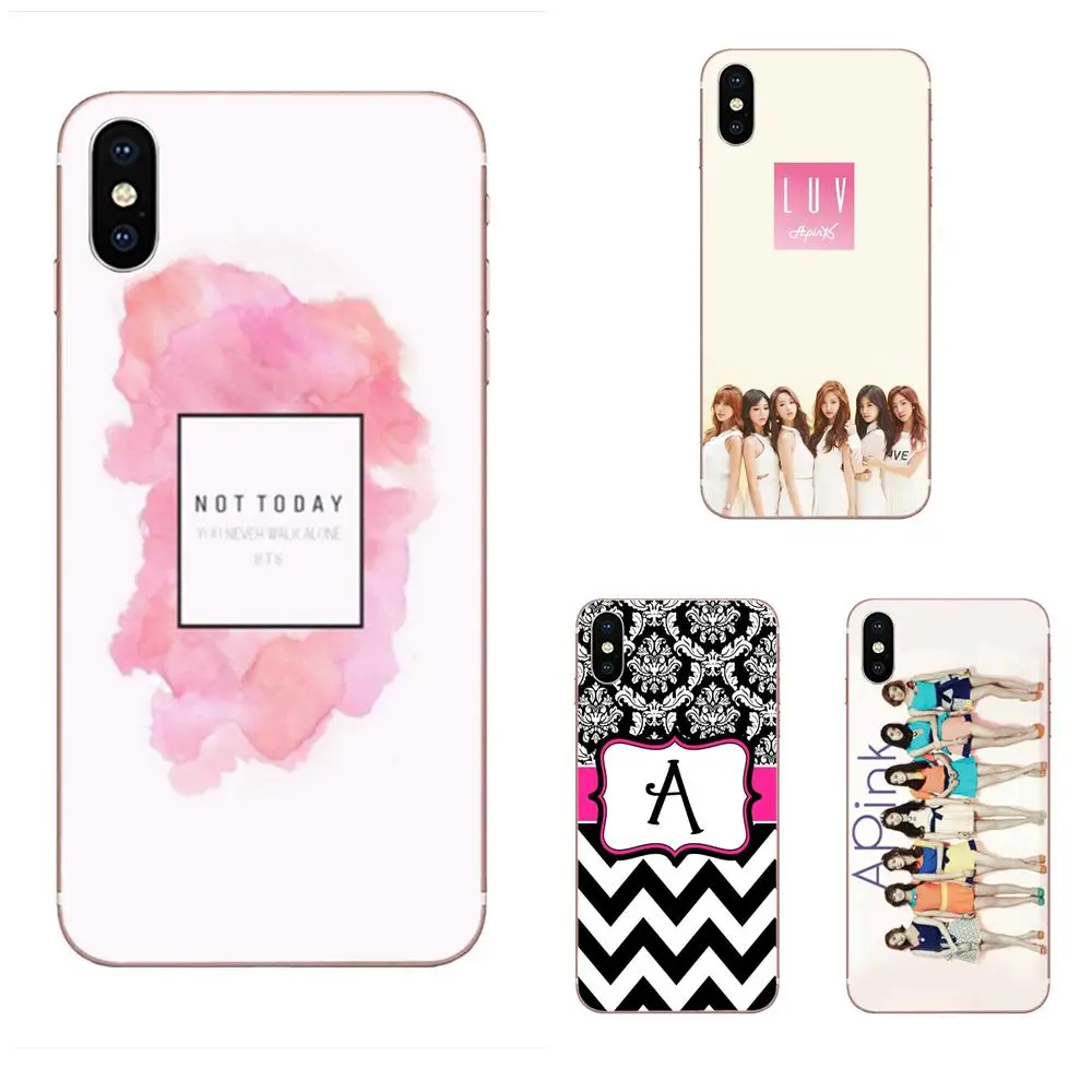Розовый K POP apink Корея группа для девочек huawei P7 P8 P9 P10 P20 P30 Lite Mini Plus Pro Y9 Prime P Smart Z 2018 2019