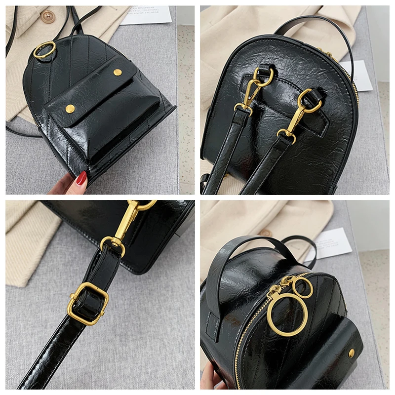 2019 Модные женские рюкзаки мини рюкзак для девушек из искусственной кожи женский