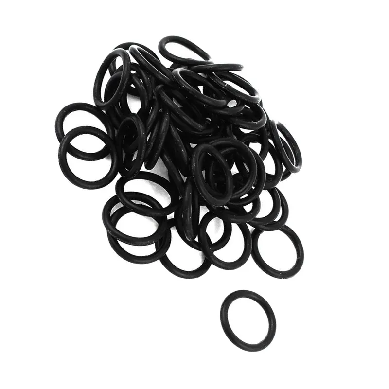 

50 pcs. Black rubber 15 x 12 x 1.5 mm oil seal O rings gaskets