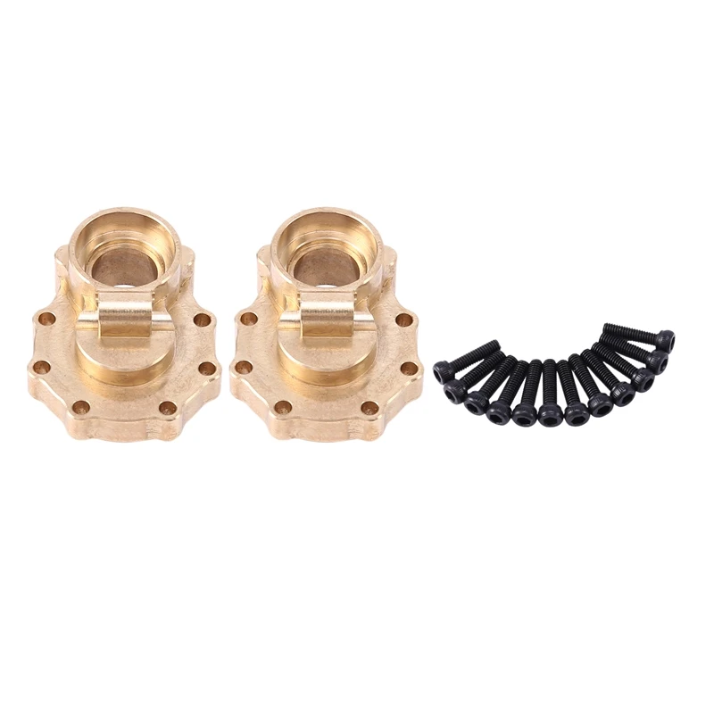 

FBIL-Brass Rear C-Hub Hub Carrier Cover Inner Portal Housing for 1/10 RC Crawler Traxxas TRX4 TRX6 Upgrade Parts