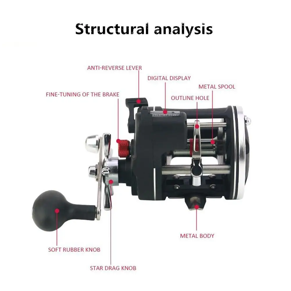 Катушка для рыбалки hobbyline с цифровым дисплеем аккумулятором катушка наживки