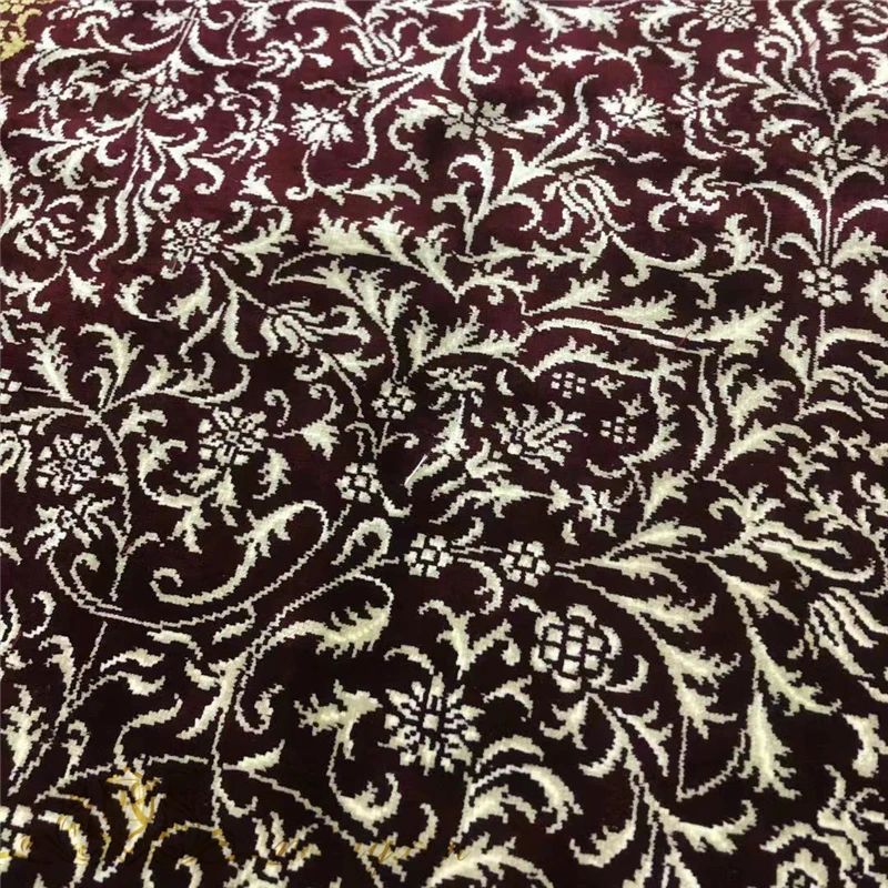 Goede 4X6 Voeten Zijde Tapijt Woonkamer Koffietafel Tapijt Slaapkamer Bed Mat Yoga Tapijten Rode Strip Kleur Tapijt