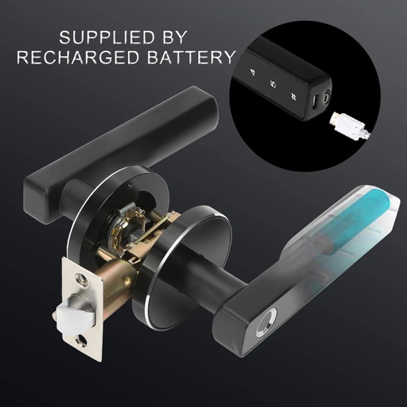 

WAFU Smart Fingerprint Indoor Lock Password Home/Hotel/Office Security Handle Door Lock WF-015B