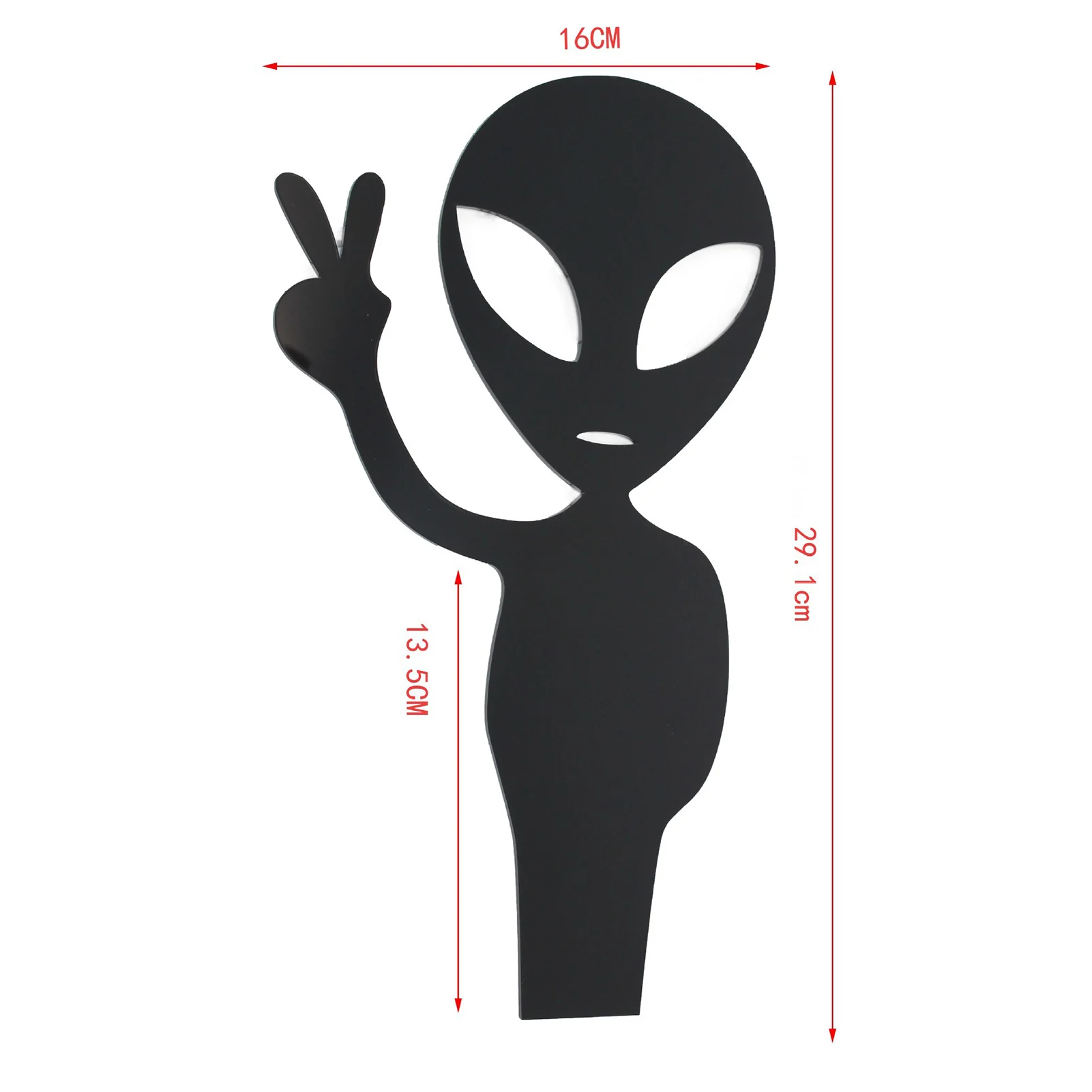 

Acrylic Outer Space Alien Statue Martians Garden Figurine For Home Indoor Outdoor Figurines Garden Ornaments Black Miniatures