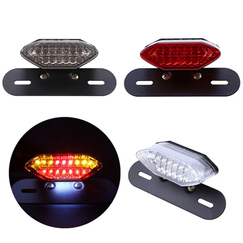 1 шт. 3 цвета многофункциональный мотоцикл велосипед светодиодный стоп-сигнал