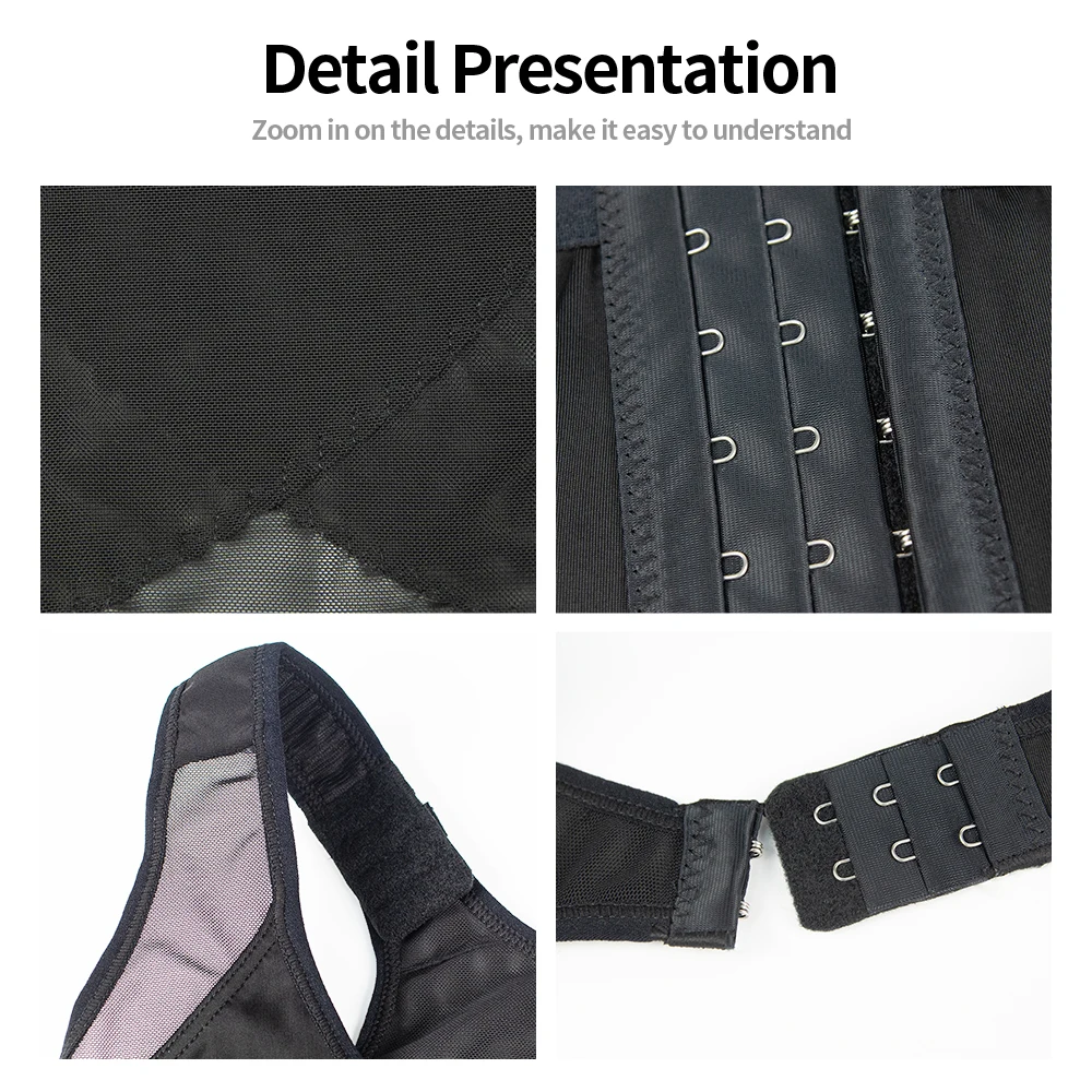 3 шт. Корректор осанки лифтинг бюстгальтер для женщин ударопрочный спортивный