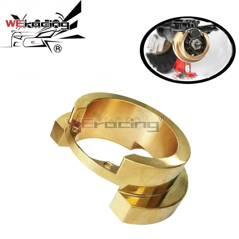 

2pcs/4pcs 1:10 RC Car Crawler Simulation Alloy Metal Copper Counterweight Steering Block for TRX-4 trx4