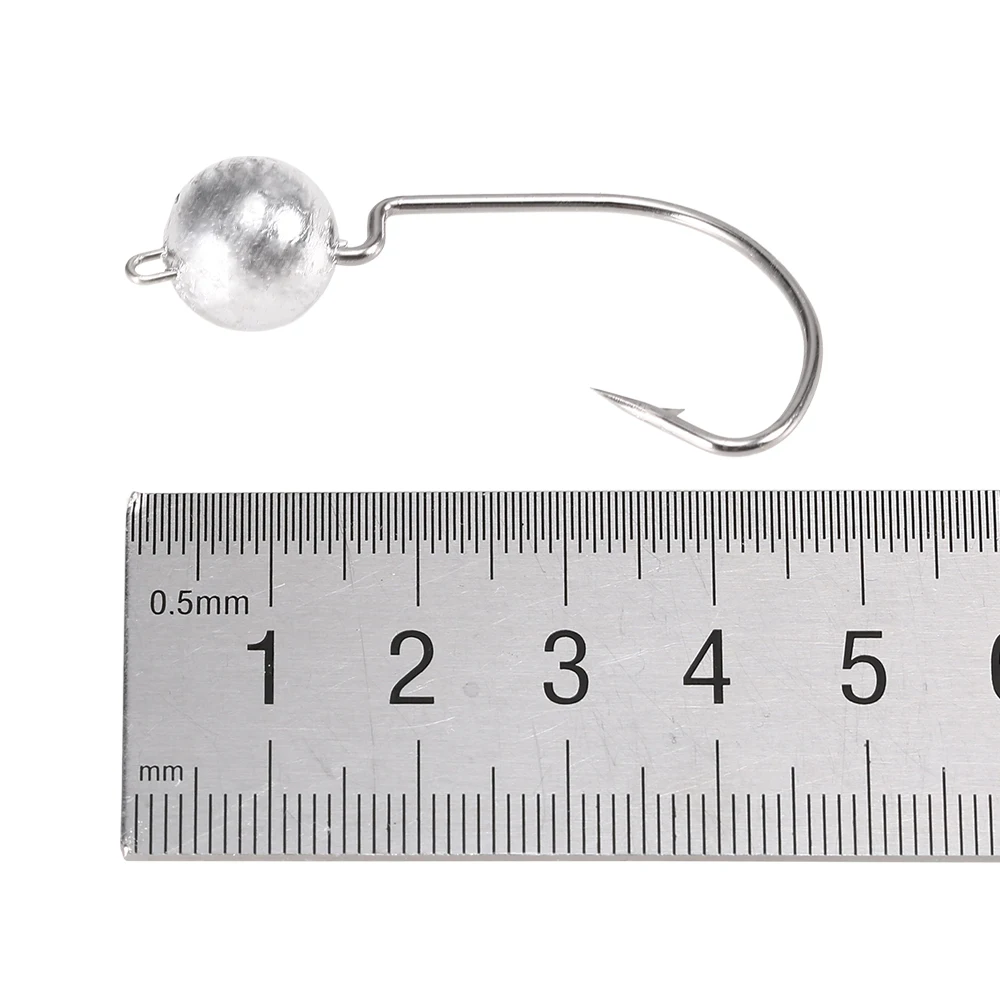 5 шт./5 г/7 г/10 г колючий крючок джиг Крючки набор мягкой приманки под червя