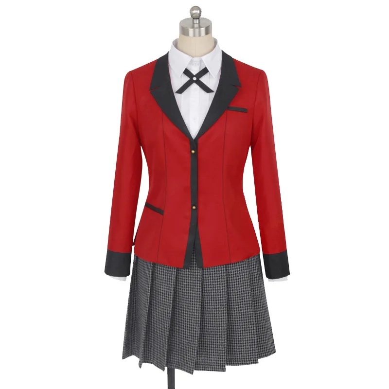 Аниме Kakegurui Yumeko Jabami Twin Костюмы для косплея Японская школьная форма девочек