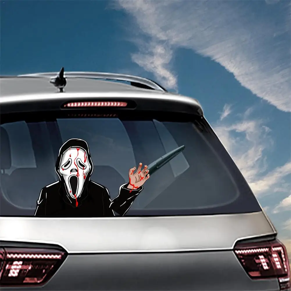 Автомобильная наклейка на заднее окно автомобиля с анимированным движущимся Мах