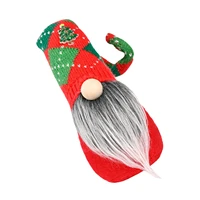 christmas decorations faceless dwarf doll with knitted hat living room bedroom interior decoration