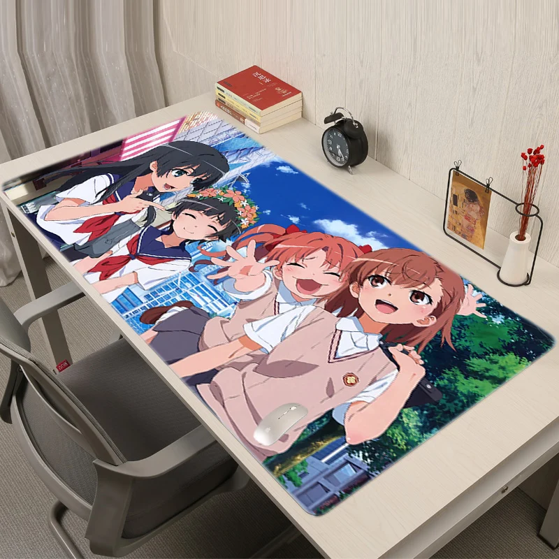 

a Certain Scientific Railgun Mousepad Keyboard Pad Gaming Mouse Mat Gamer Pads Gamers Accessories Desk Kawaii Xxl Pc Mause Hot