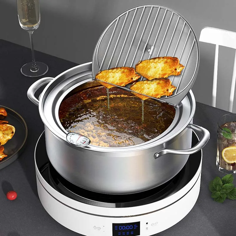 304 фритюрница из нержавеющей стали премикс для мелкие бытовые с двумя решетками