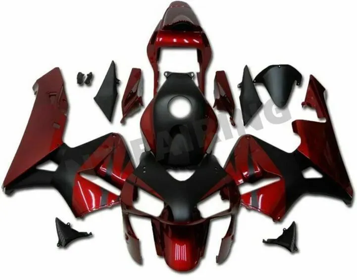 

Injection Molding New ABS Whole Fairings kit Fit For Honda CBR600RR F5 2003 2004 03 04 CBR600 Bodywork set black red